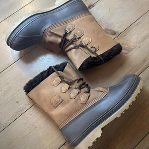Sorel Tan and Brown Men's Rain & Snow Boots